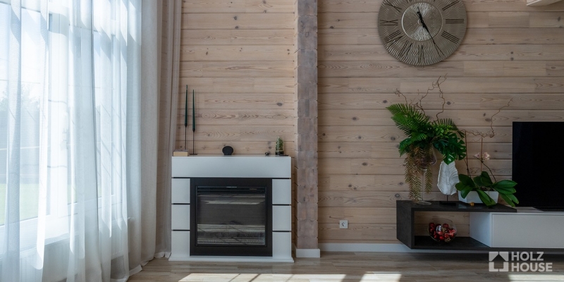 Дом из клееного бруса по проекту \"Корвет v3\" Фото 22